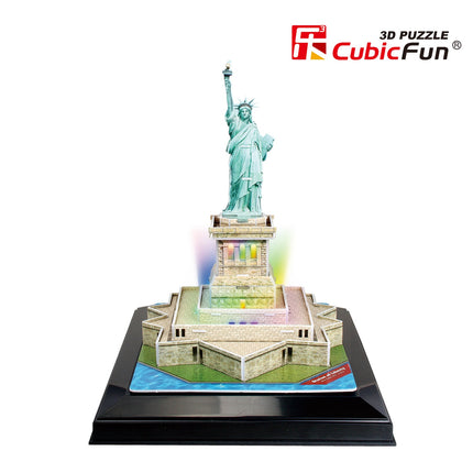 Cubicfun 3D Puzzle With Led Statue Of Liberty