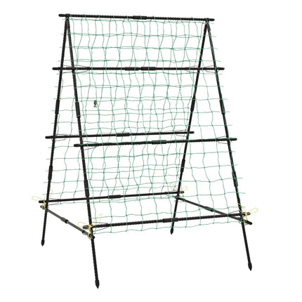 Cucumber Trellis with Net & Clips, PE-Coated Metal