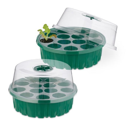 Cultivation greenhouse 13 compartments set of 2