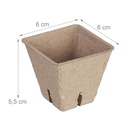 Cultivation pots 120 sets with tools