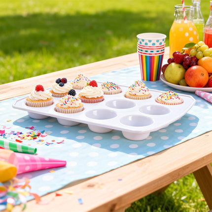 Cupcake Storage Box with Handle – Holds 24 Muffins