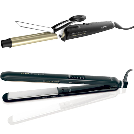 Curling iron 19mm & flat iron CP14