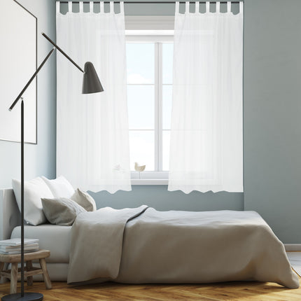 Curtains set of 2 white