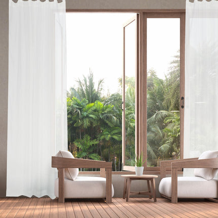 Curtains set of 2 white