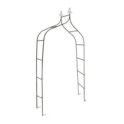 Curved Metal Rose Arch with Pointed Top