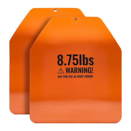 Curved Weight Vest Plates, 8.75 LB Pair, Steel