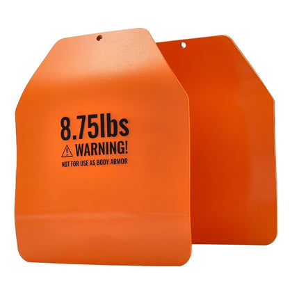 Curved Weight Vest Plates, 8.75 LB Pair, Steel