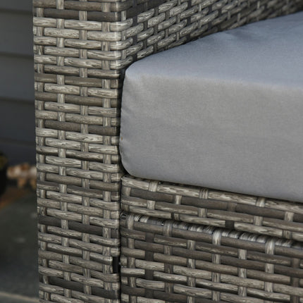 Terrace & Balcony Cushion - Metal & Polyester, 130x70x80 cm
