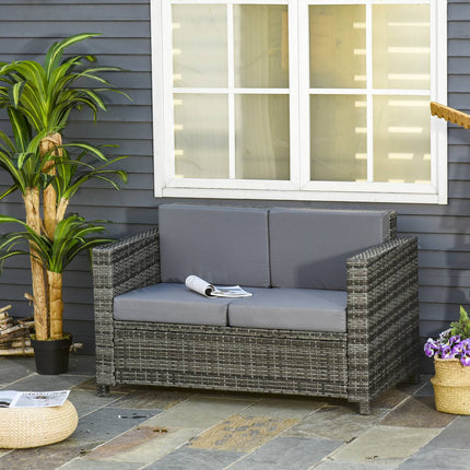 Terrace & Balcony Cushion - Metal & Polyester, 130x70x80 cm