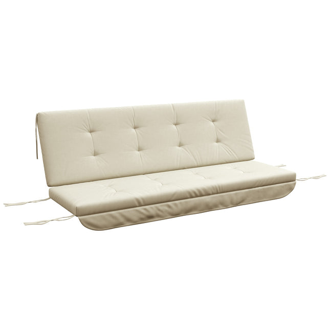 Beige Garden Swing Cushion Set - Fits 170 cm, incl. Back & sides