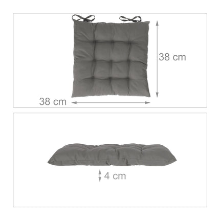 Cushion gray set of 4