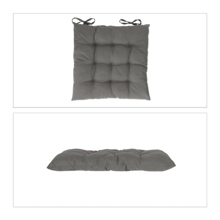 Cushion gray set of 4
