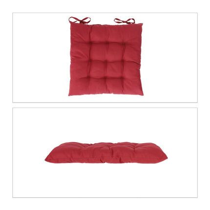 Cushion red set of 4