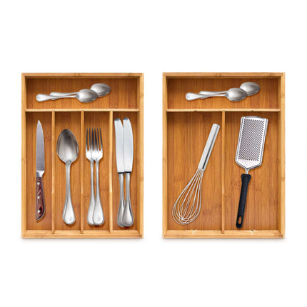 Cutlery box bamboo 34 x 25 x 4.5 cm