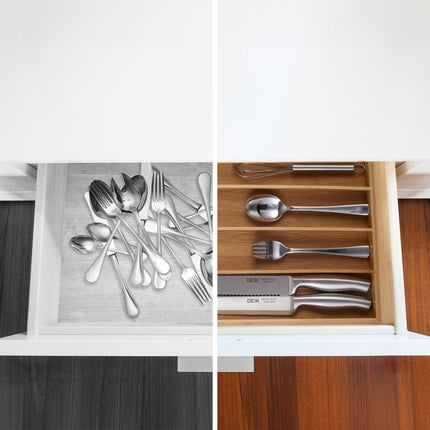Cutlery box bamboo 6 compartments