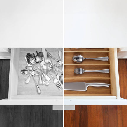 Cutlery box bamboo 6 compartments