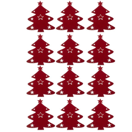 Cutlery case - Christmas trees, 12 pcs. Ruhhy 22304
