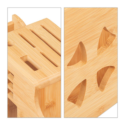 Cutlery holder with board holder