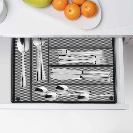 Cutlery tray for metal boxes