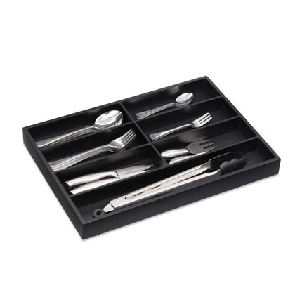 Cutlery tray in bamboo for drawers