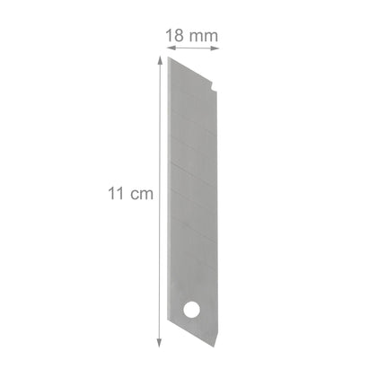 Cutter blade 18 mm in a set of 300
