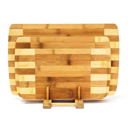 Cutting boards set with holder
