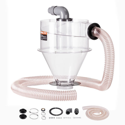 Cyclone Dust Separator, 4-Inch Retrofit, ABS, 2-Inch Adapter