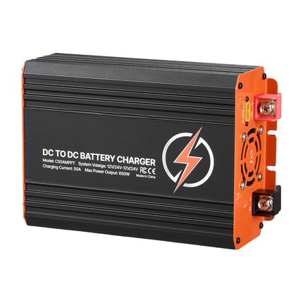 DC to DC MPPT Charger 50A 650W, 12/24V Dual Input