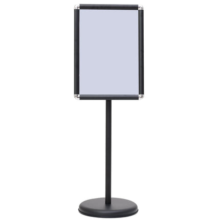 DIN A3 height adjustable presentation stand information stand-black