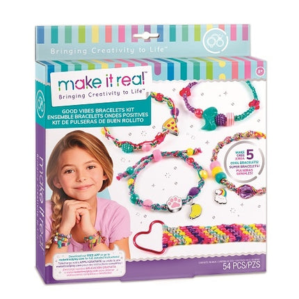 DIY Bracelet Set - Good Vibes, Craft Supplies for Creativity