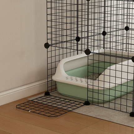 DIY Cat Cage with Activity Center, 4 Levels, 5 Doors