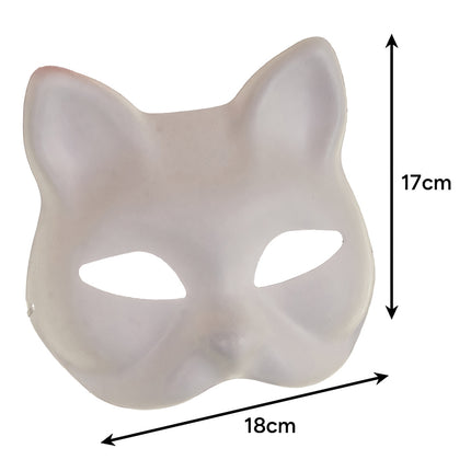 DIY Cat Masks Set, 6 Pcs with Accessories