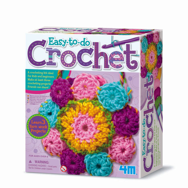 DIY Crochet Kit for Beginners, 4M Easy Project