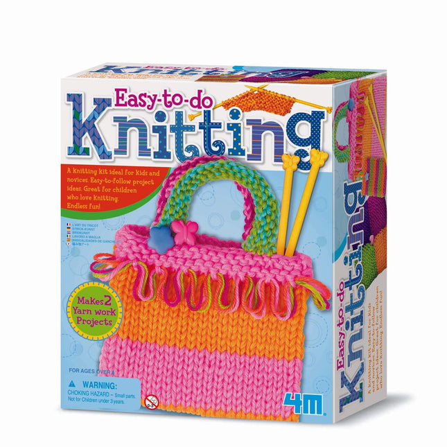 DIY Knitting Art Kit for 4M Projects, Easy to Use