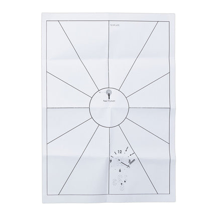 DIY wall clock "Football