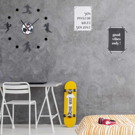 DIY wall clock "Football
