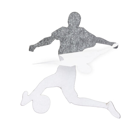 DIY wall clock "Football