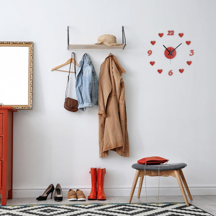 DIY wall clock "Hearts