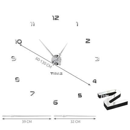 DIY wall clock Ruhhy 22143