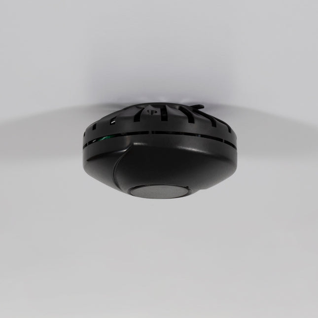 DLSA-866/LL Optical fire alarm with built-in battery 10 years Black