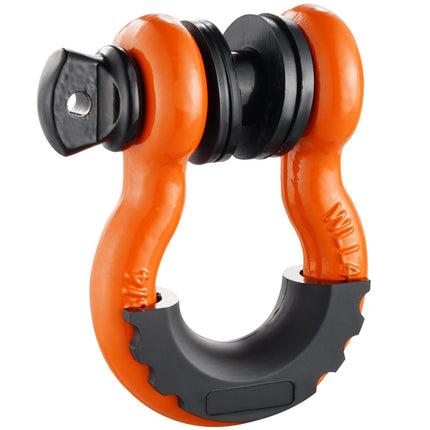 D-Ring Tow Shackles, 2-Pack, 19 mm, 22 mm Pin