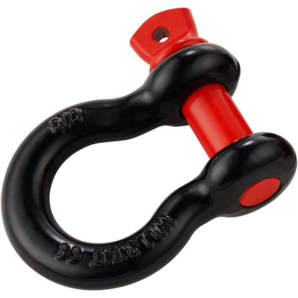 D-Ring Tow Shackles, 4-Pack, 3/4-Inch Pin, 13 Ton