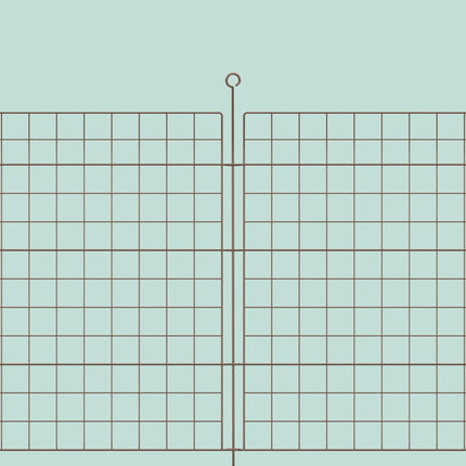 Dam fence with 5 parts