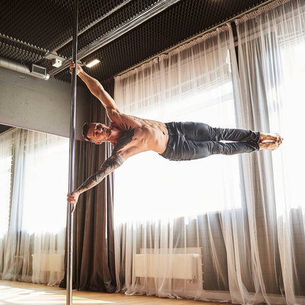 Dance Pole, 45mm Stainless Steel, Spin/Static, Adjustable