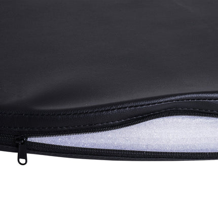 Black shock-absorbing dance pole mat, Ø 150cm, foldable
