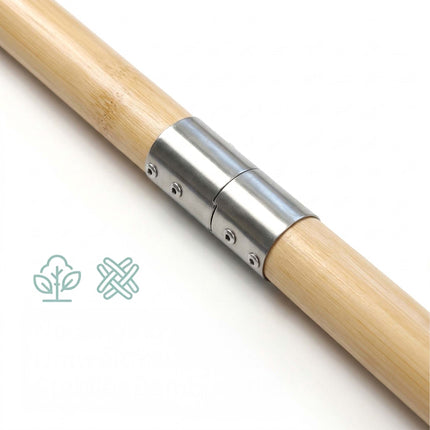 Dandelion Puller Weed Tool – Long Bamboo Handle, Footplate