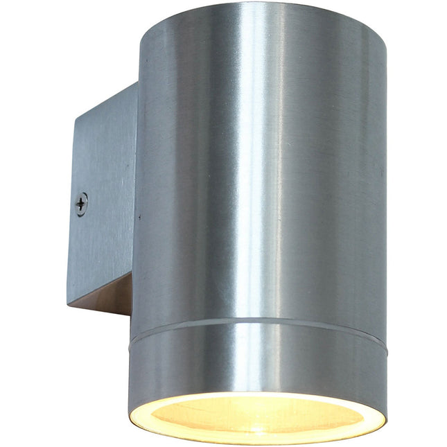 Daniel I Wall luminaire GU10 socket IP44 Aluminum