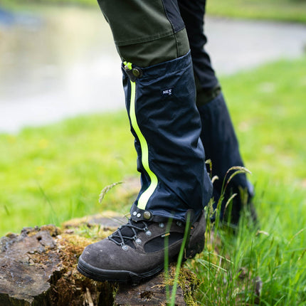 Dark Blue Gaiters, Waterproof, Adjustable Fit