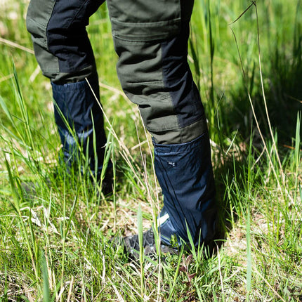 Dark Blue Gaiters, Waterproof, Adjustable Fit