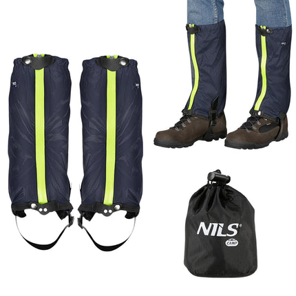 Dark Blue Gaiters, Waterproof, Adjustable Fit
